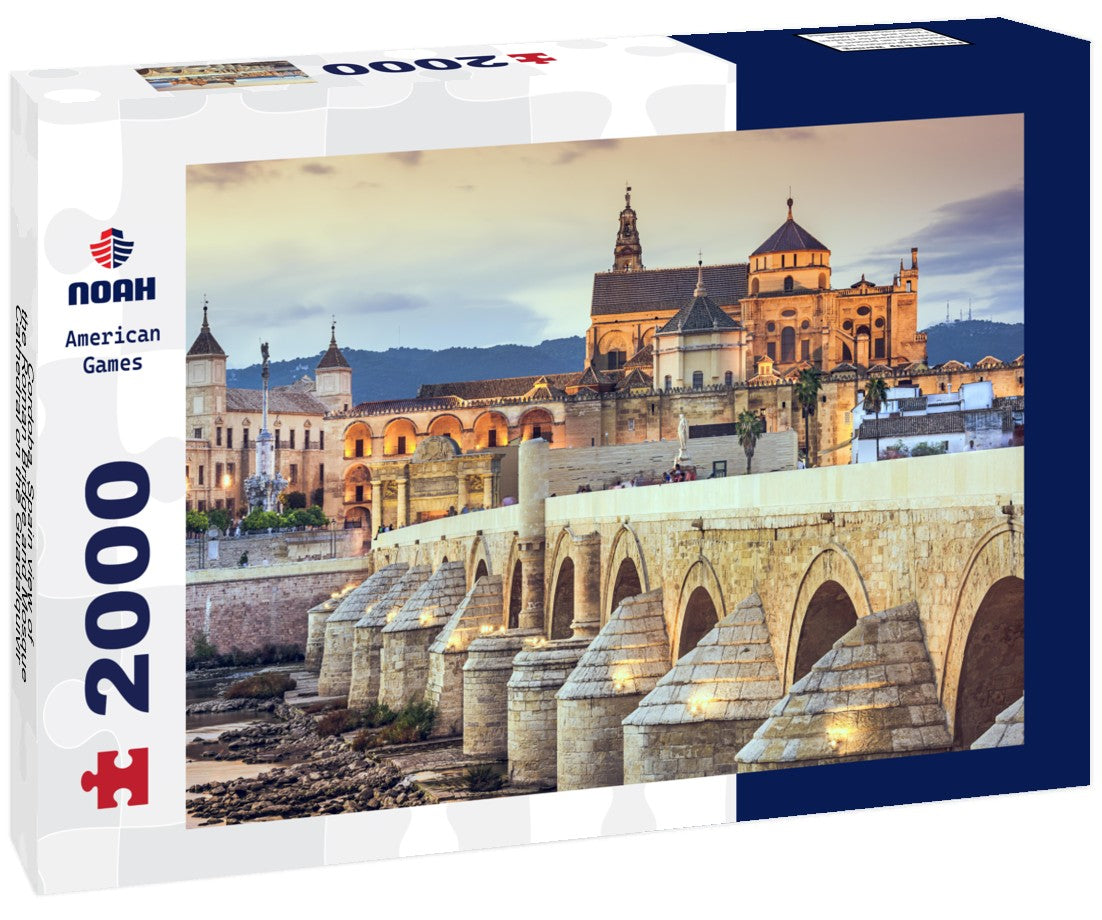 Cordoba, Spain view of the Roman Bridge and Mosque-Cathedral on the Guadalquivir River 2000pc Puzzle