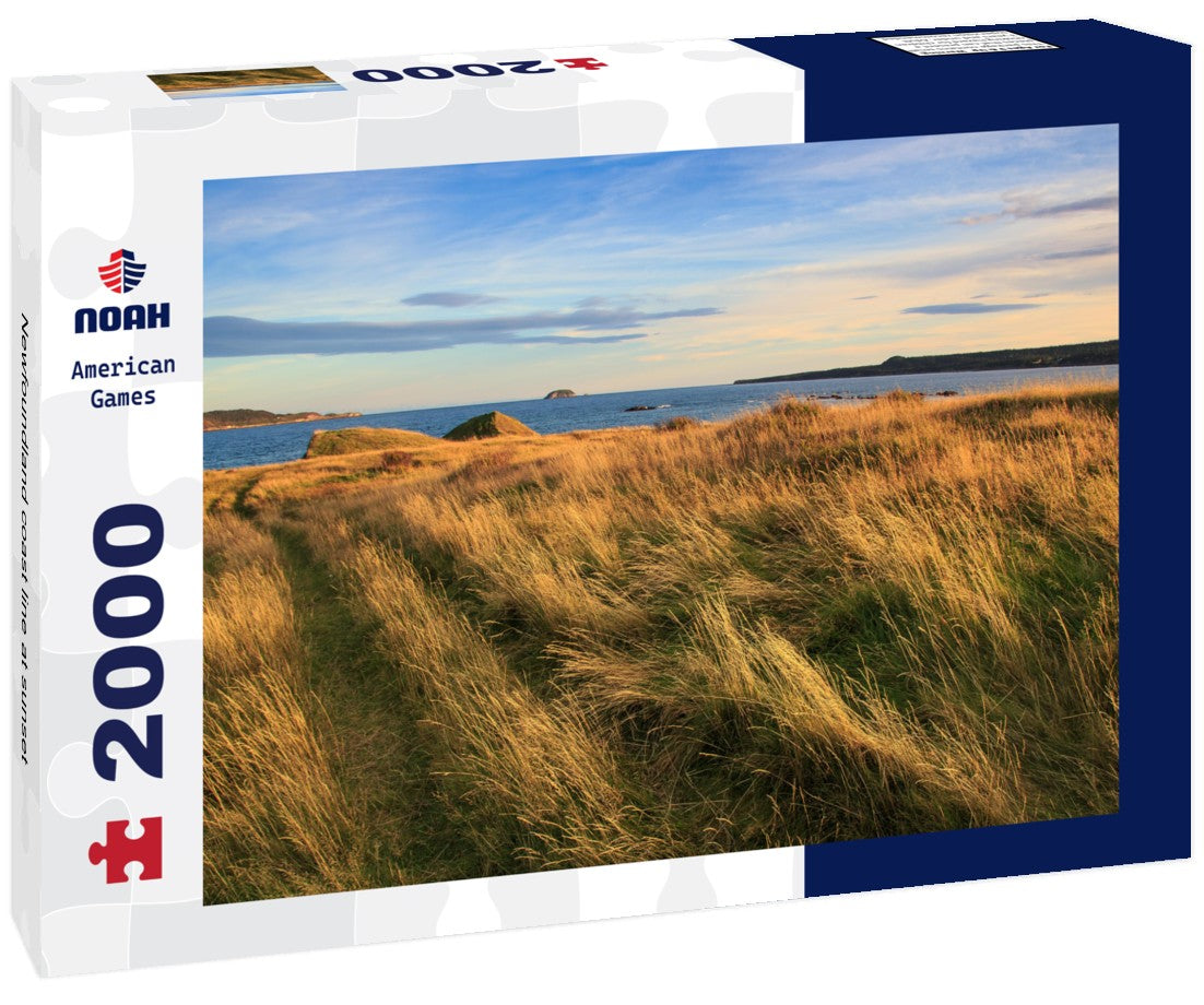 Newfoundland coast line at sunset 2000pc Puzzle