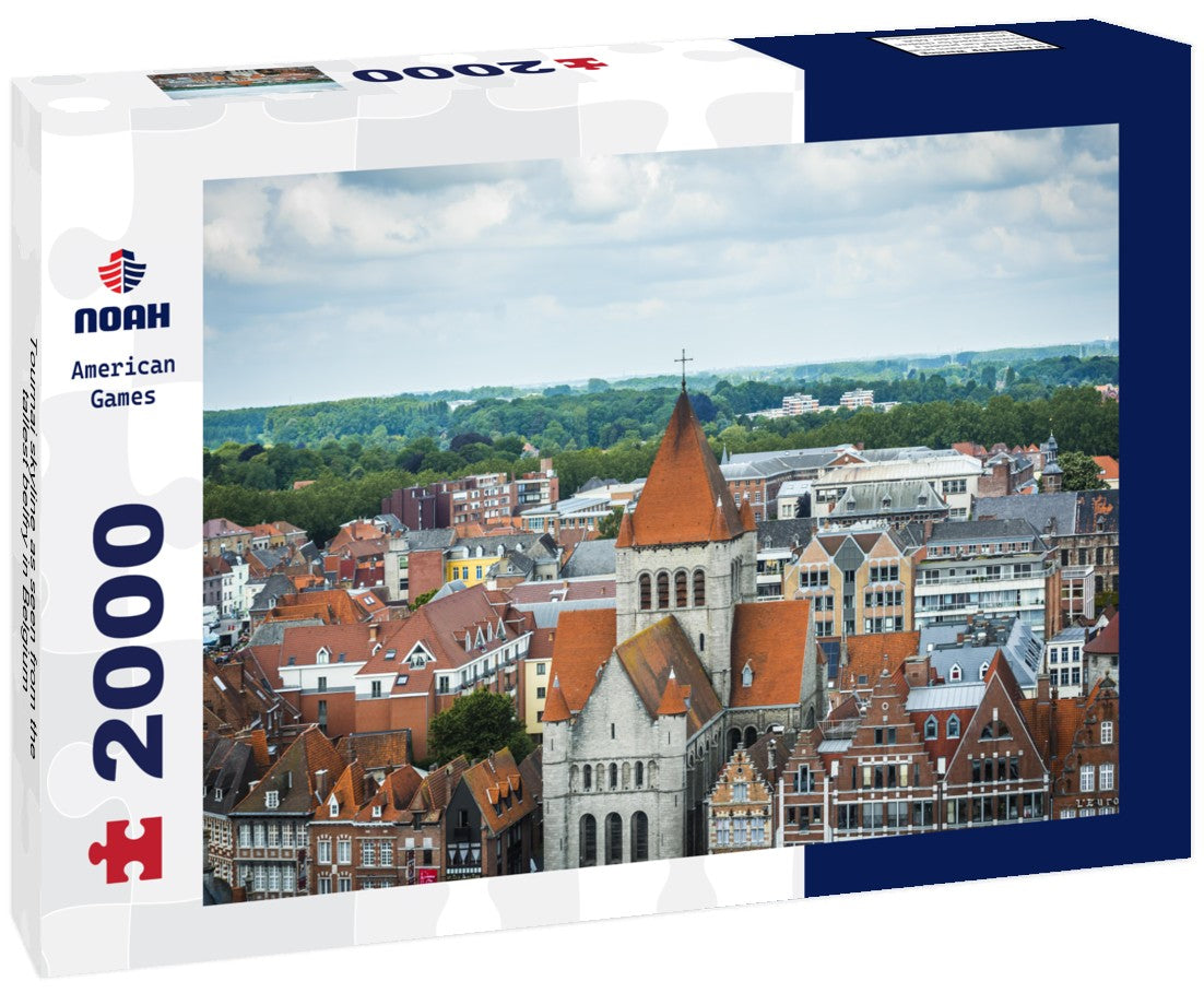 Tournai skyline as seen from the tallest belfry in Belgium 2000pc Puzzle