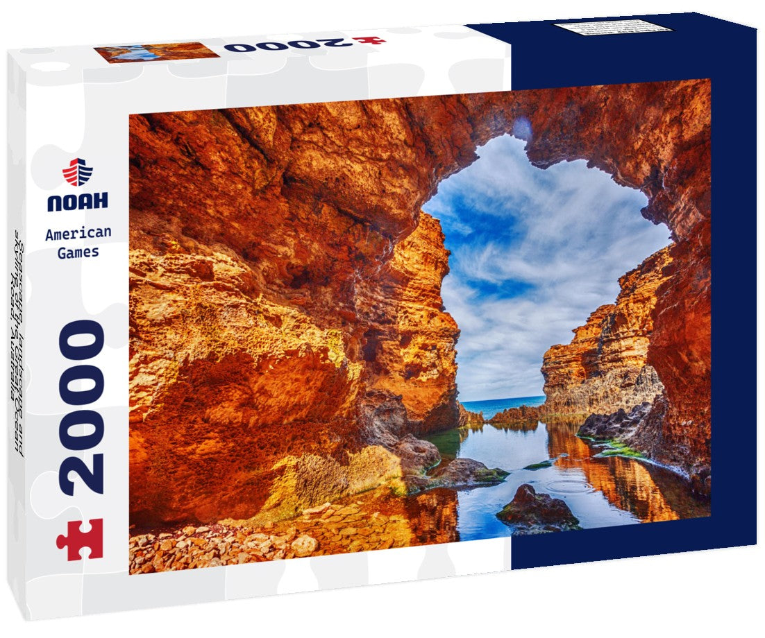 Seascape, landscape and skyline of the Great Ocean Road, Australia 2000pc Puzzle