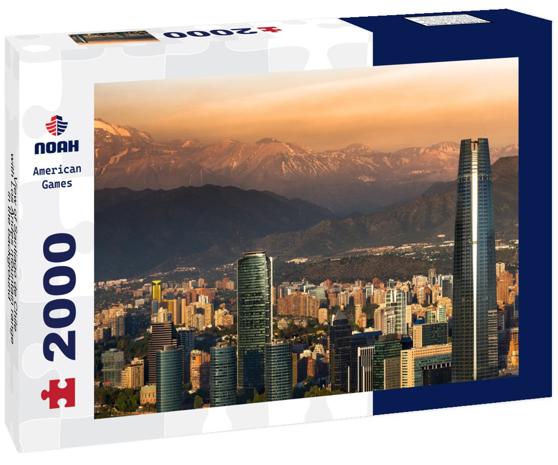 Santiago de Chile with Los Andes mountain range in the background 2000pc Puzzle