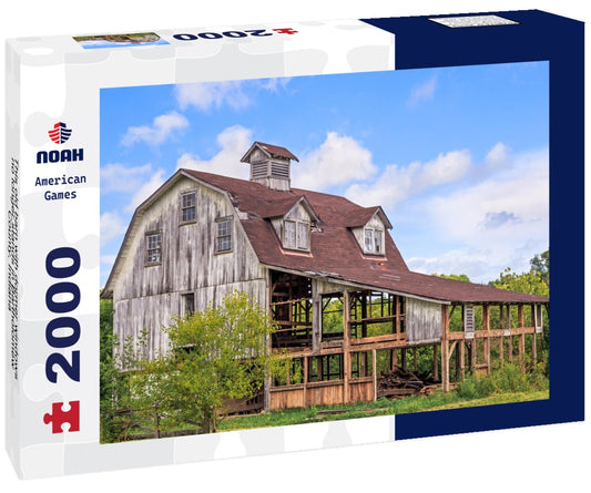 Noah Jigsaw Puzzle This old barn with dormer windows no longer stands in Bartholomew County, Indiana 2000 pieces