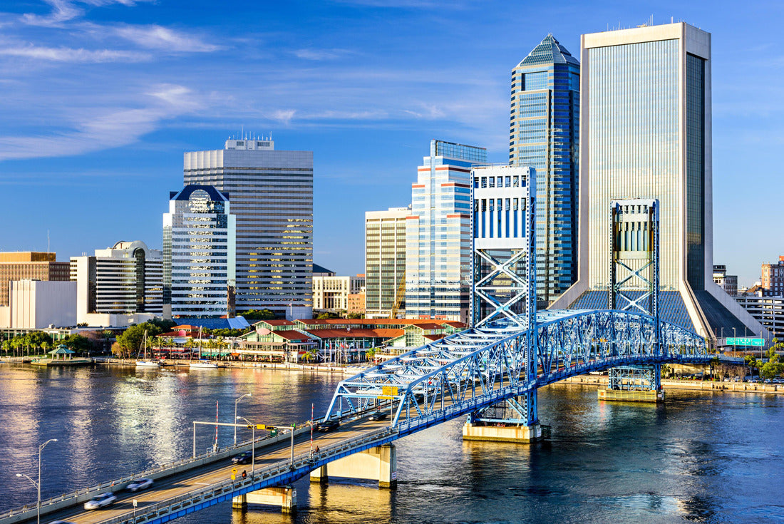 Jacksonville, Florida, USA downtown skyline on St. Johns River 2000pc Puzzle