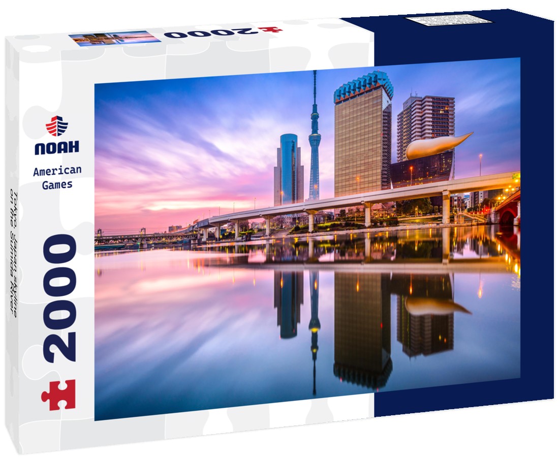 Tokyo, Japan skyline on the Sumida River 2000pc Puzzle
