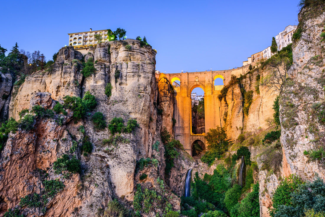 Ronda, Spain at Puente Nuevo Bridge at dusk 2000pc Puzzle
