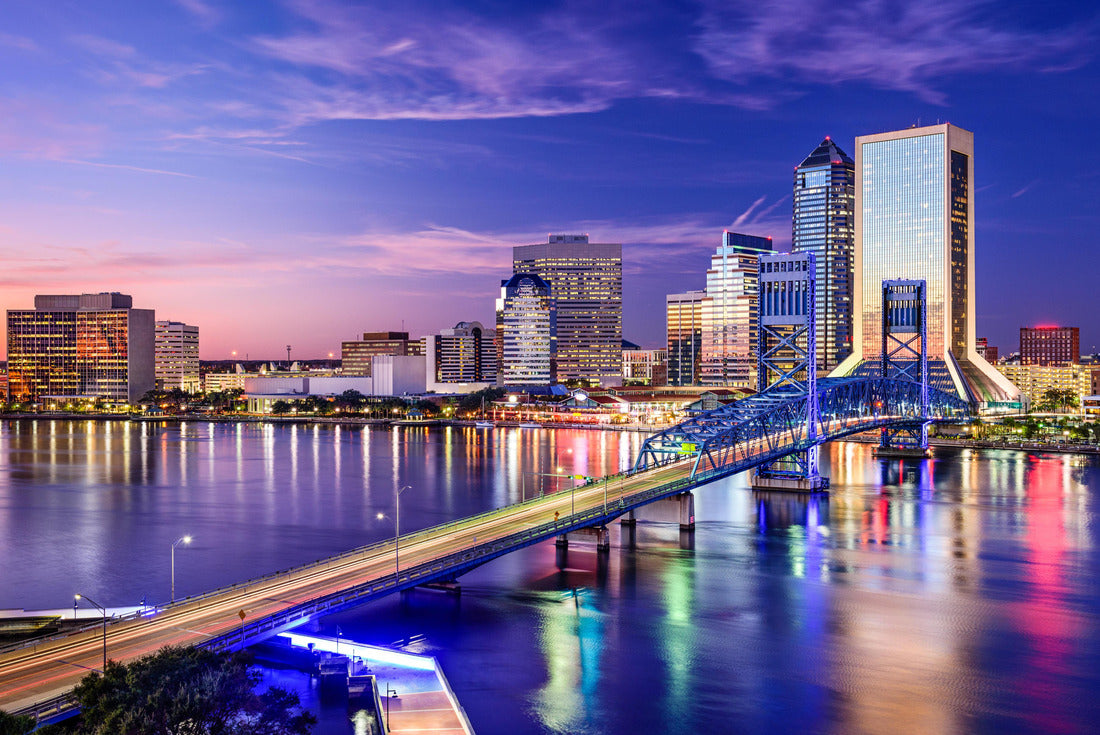 Jacksonville, Florida, USA downtown city skyline 2000pc Puzzle