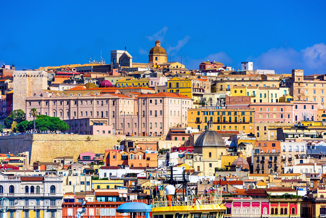 Cagliari, Sardinia, Italy old town skyline 2000pc Puzzle