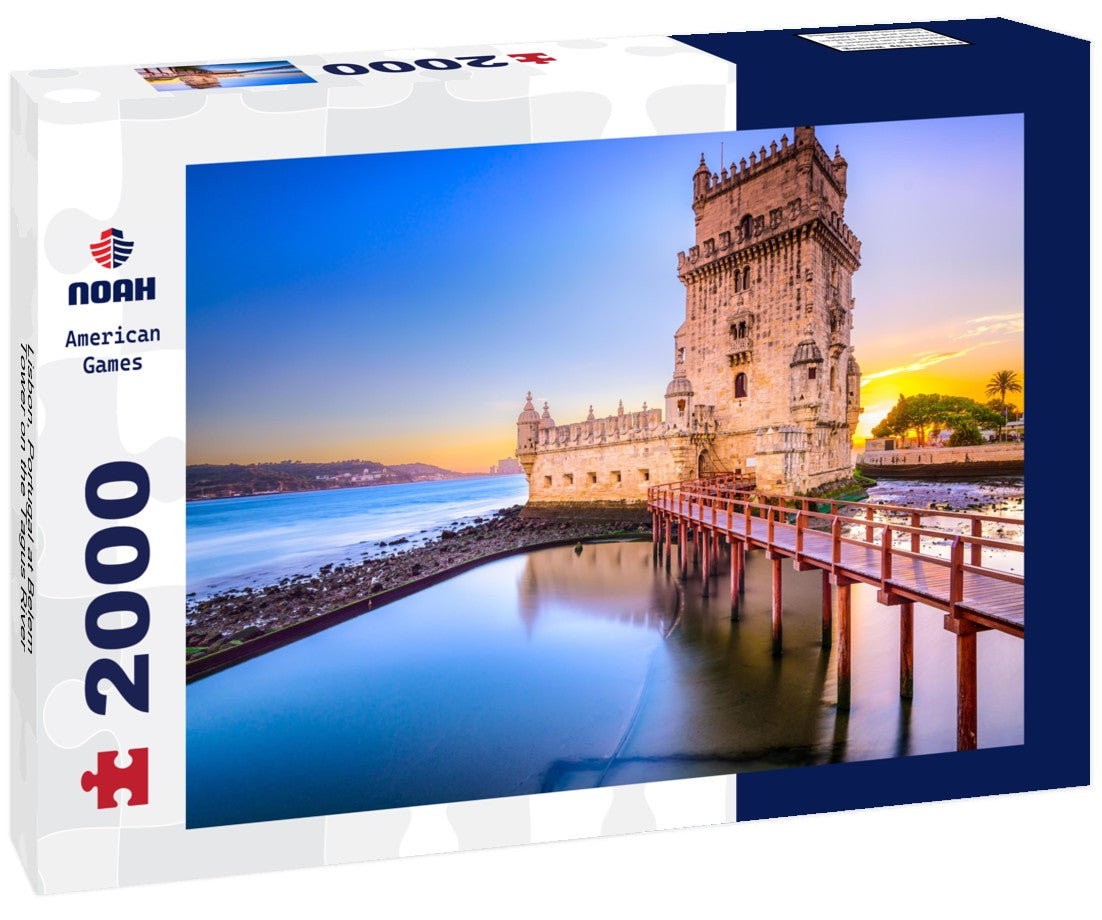 Lisbon, Portugal at Belem Tower on the Tagus River 2000pc Puzzle