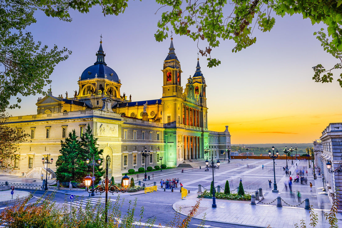 Madrid, Spain at La Almudena Cathedral and the Royal Palace 2000pc Puzzle