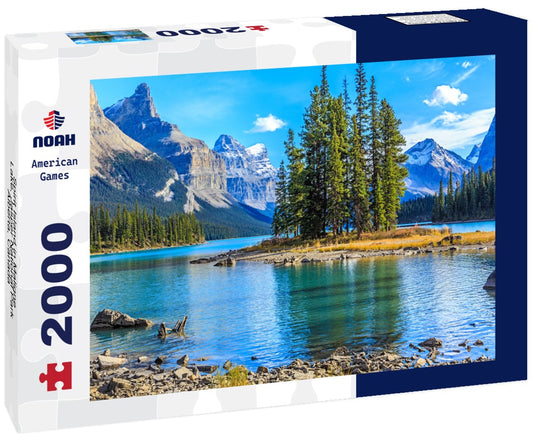 Noah Jigsaw Puzzle Spirit Island in Maligne Lake, Jasper National Park, Alberta, Canada 2000 pieces