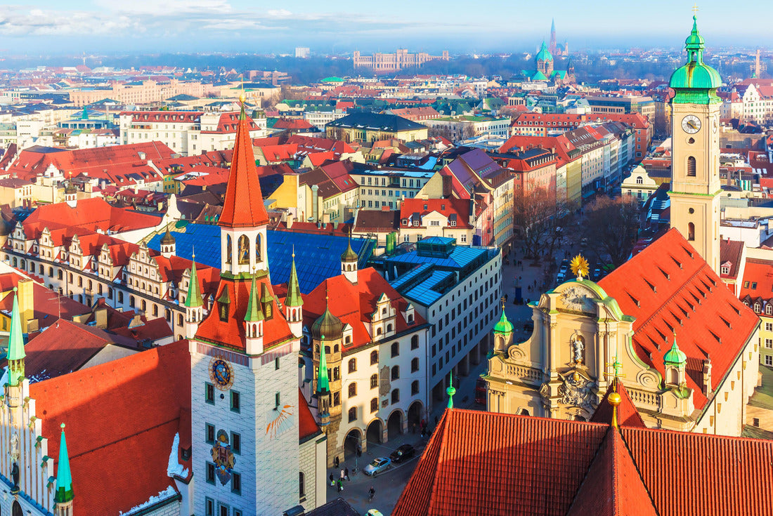 Noah Jigsaw Puzzle Panorama of old town architecture Munich, Bavaria, Germany 2000 pieces