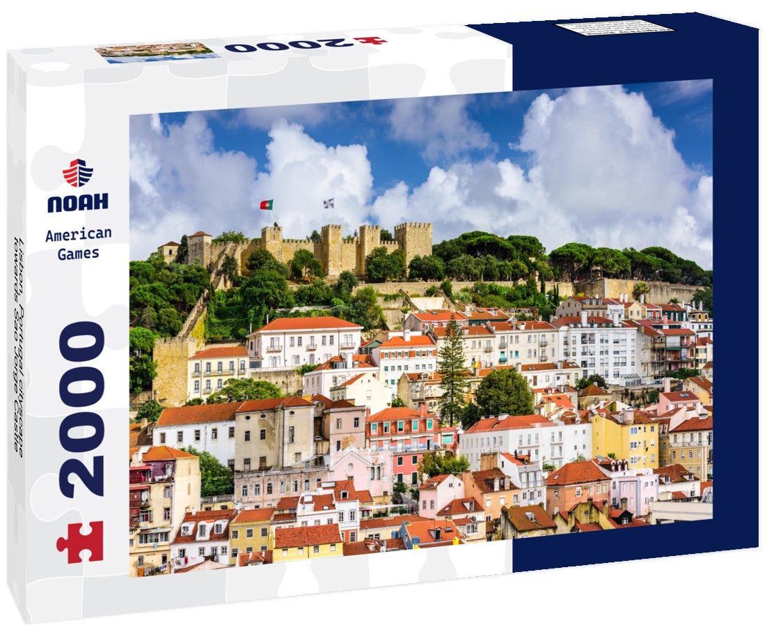 Lisbon, Portugal cityscape towards Sao Jorge Castle 2000pc Puzzle