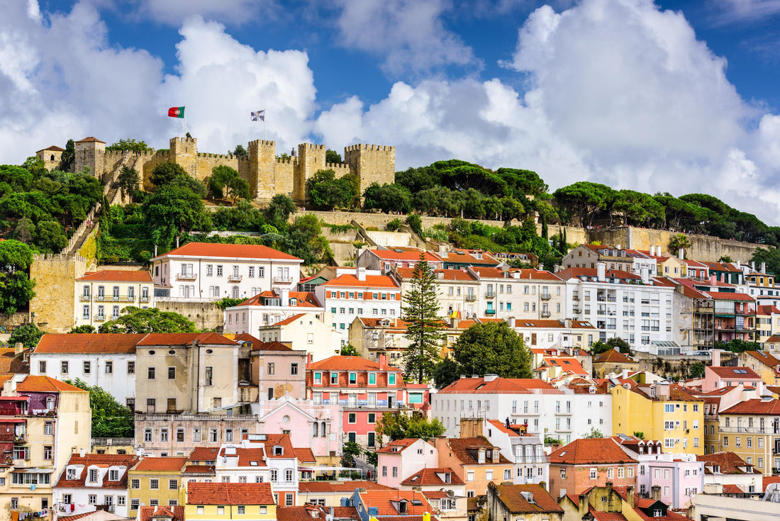 Lisbon, Portugal cityscape towards Sao Jorge Castle 2000pc Puzzle