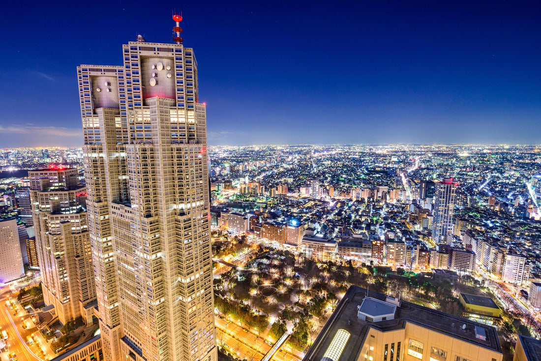 Shinjuku, Tokyo, Japan cityscape at Metropolitan Government Building 2000pc Puzzle