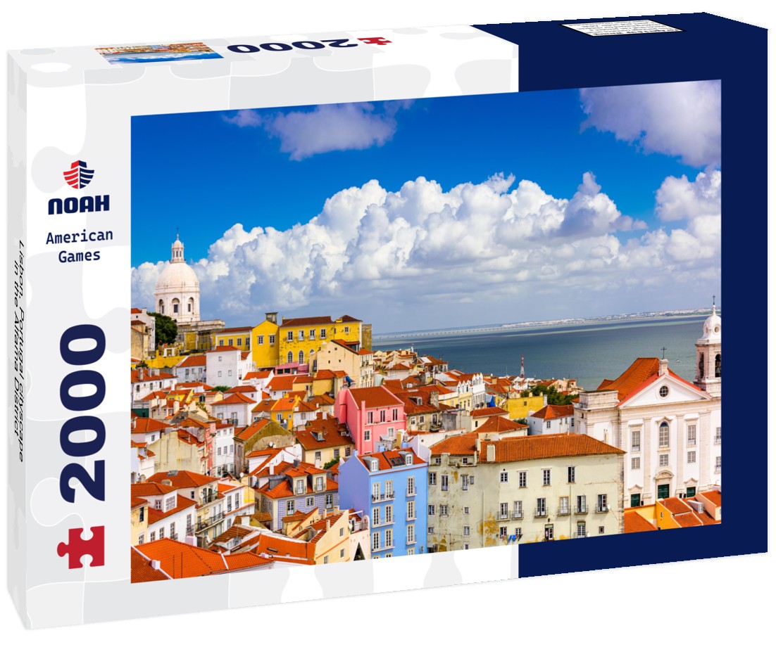 Lisbon, Portugal cityscape in the Alfama District 2000pc Puzzle