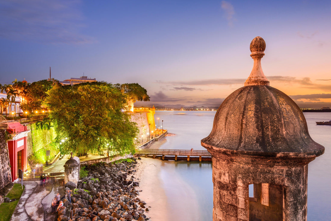 San Juan, Puerto Rico old city wall on the Caribbean Sea 2000pc Puzzle