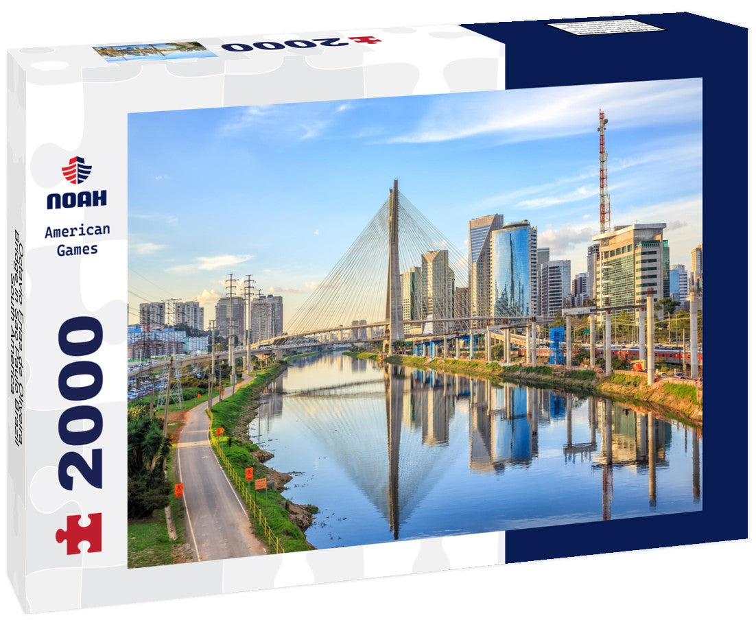 Noah Jigsaw Puzzle Octavio Frias de Oliveira Bridge in Sao Paulo Brazil South America 2000 pieces