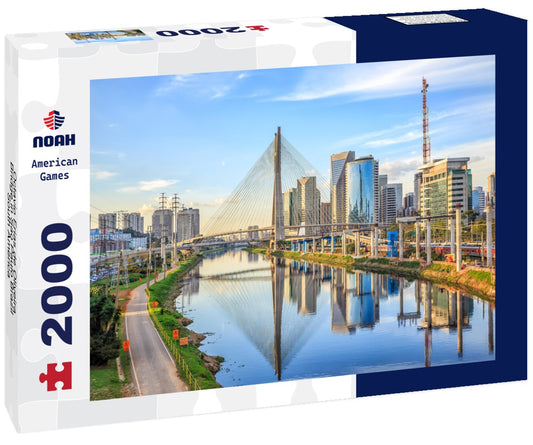 Noah Jigsaw Puzzle Octavio Frias de Oliveira Bridge in Sao Paulo Brazil South America 2000 pieces
