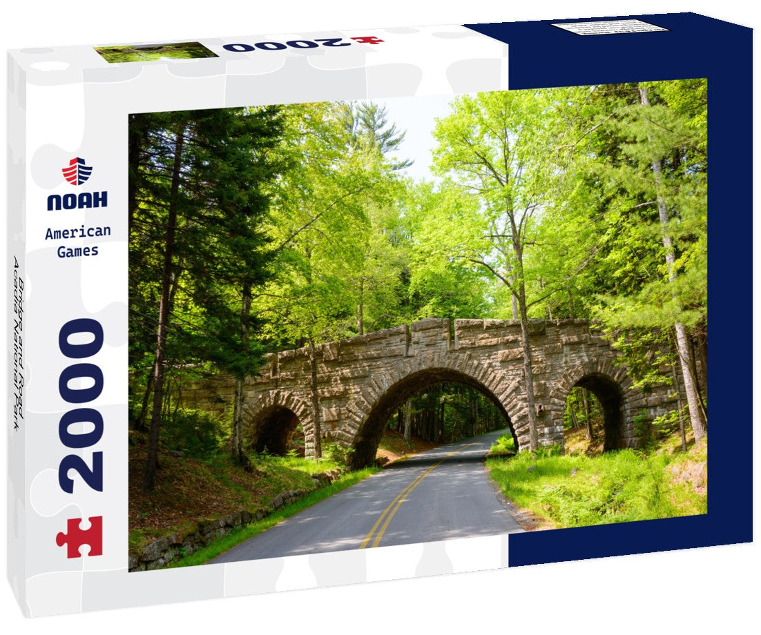 Bridge and Road, Acadia National Park 2000pc Puzzle