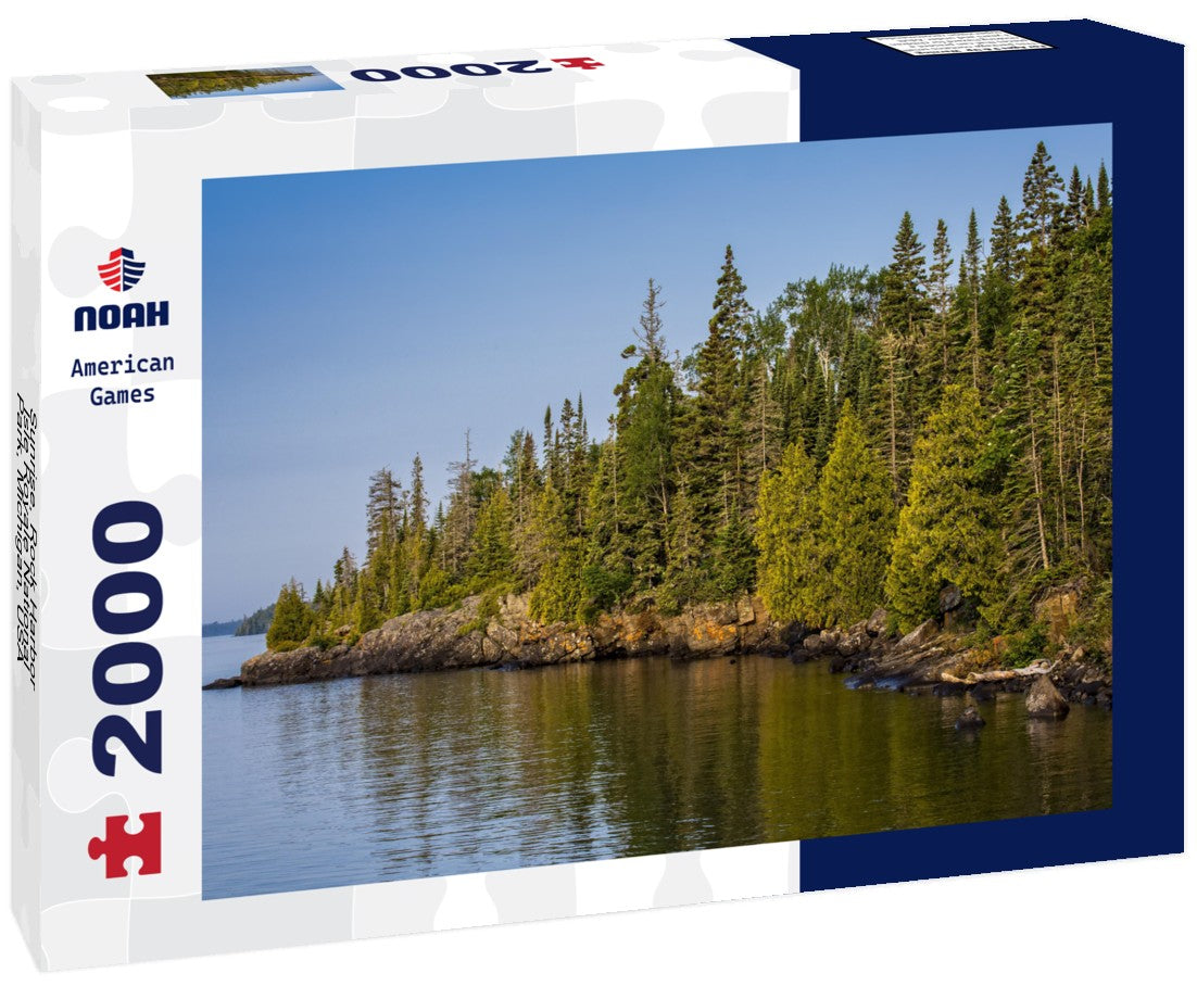 Noah Jigsaw Puzzle Sunrise, Rock Harbor, Isle Royale National Park, Michigan, USA 2000 pieces