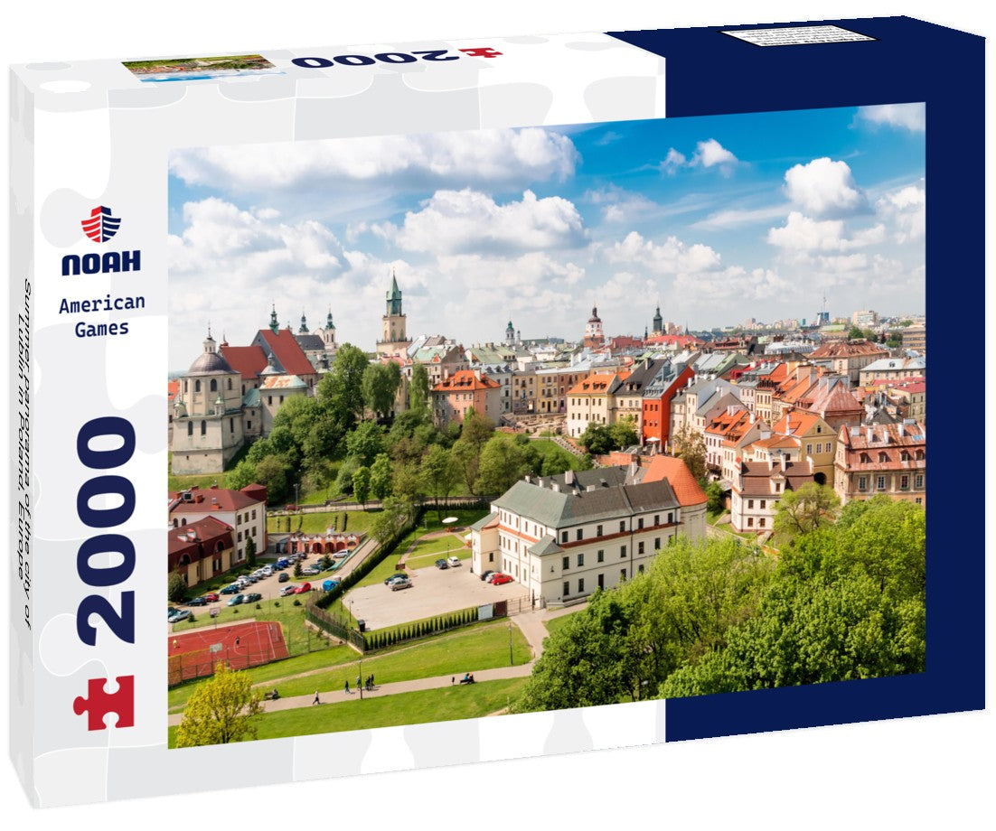 Summer  the city of Lublin in Poland, Europe 2000pc Puzzle