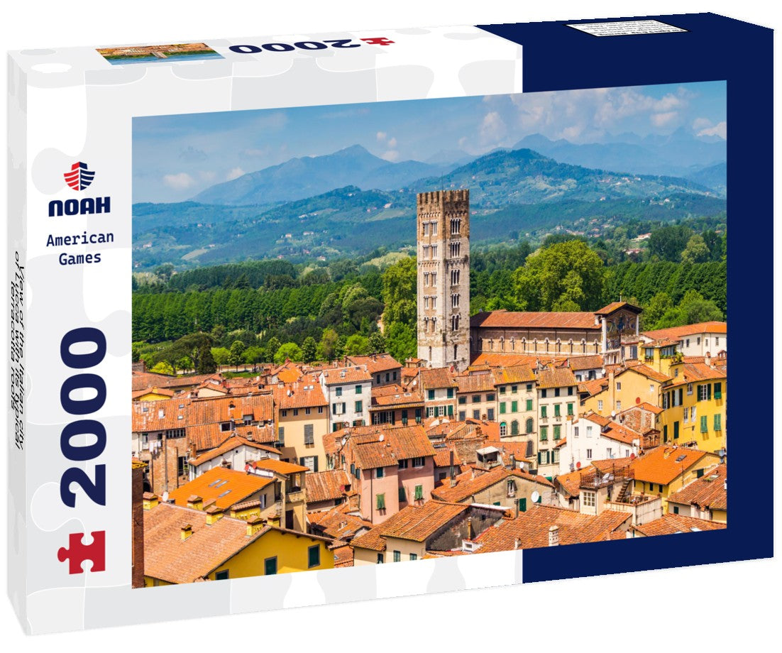 the Italian city of Lucca with its typical terracotta roofs 2000pc Puzzle