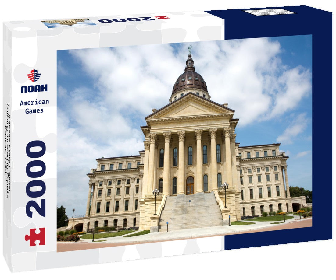 Kansas State Capitol building located in Topeka, Kansas, USA 2000pc Puzzle
