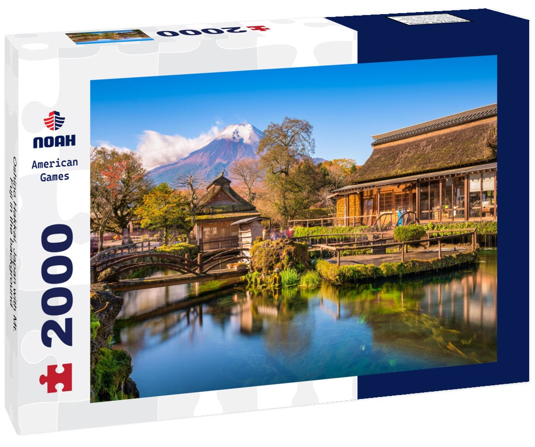 Oshino Hakkai, Japan with Mt. Fuji in the background 2000pc Puzzle