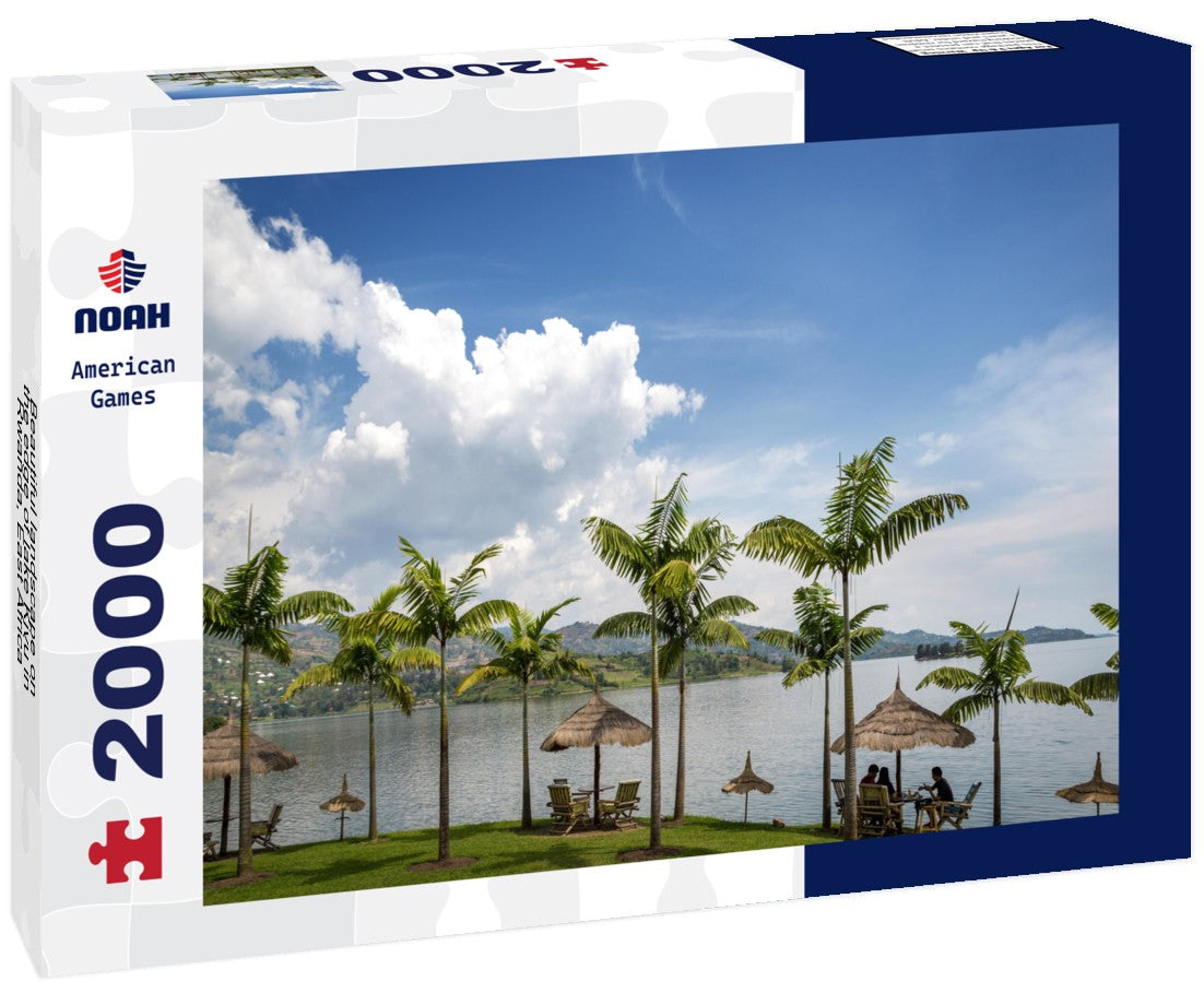 Beautiful landscape on the edge of lake Kivu in Rwanda, East Africa 2000pc Puzzle