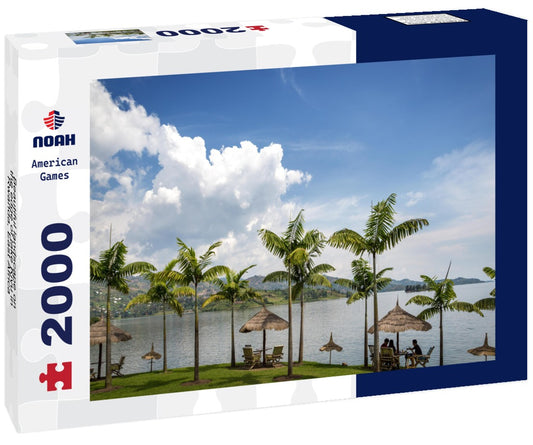 Noah Jigsaw Puzzle Beautiful landscape on the edge of lake Kivu in Rwanda, East Africa 2000 pieces