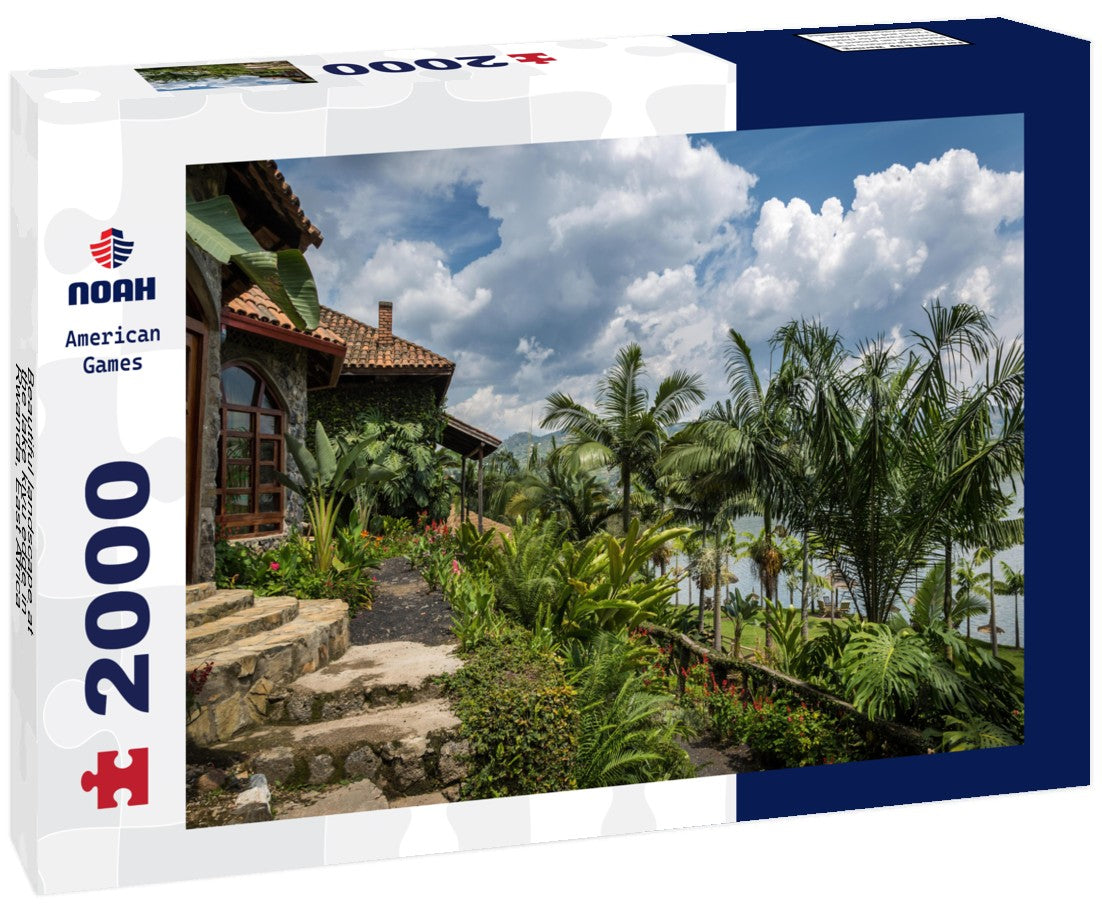 Beautiful landscape at the lake kivu edge in Rwanda, East Africa 2000pc Puzzle