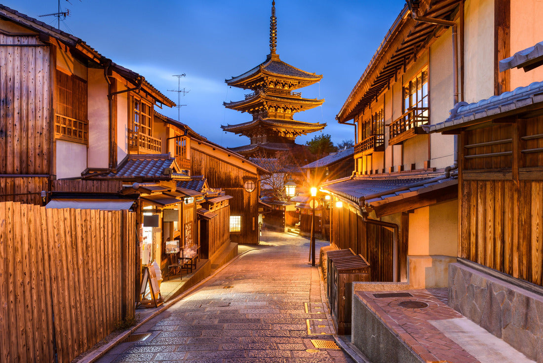 Kyoto, Japan old city at Yasaka Slope and pagoda 2000pc Puzzle