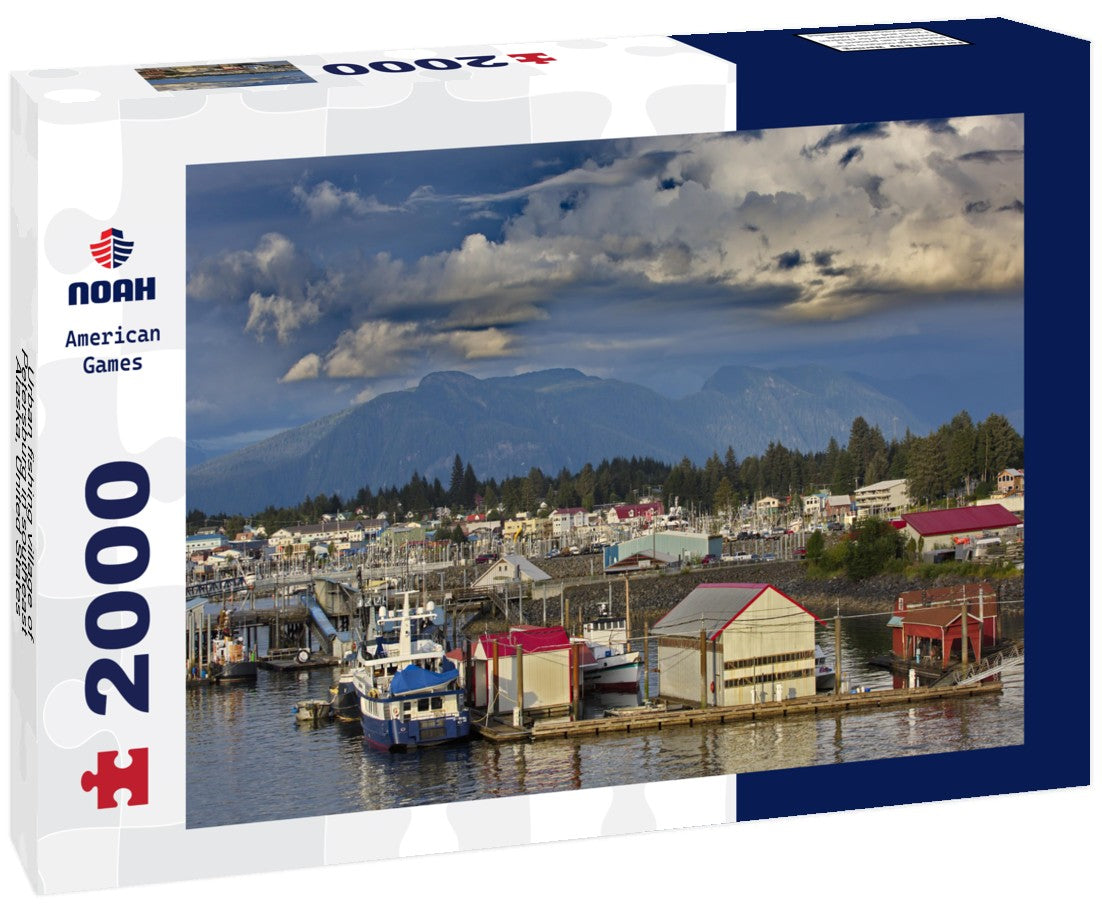 Urban fishing village of Petersburg in southeast Alaska, United States 2000pc Puzzle