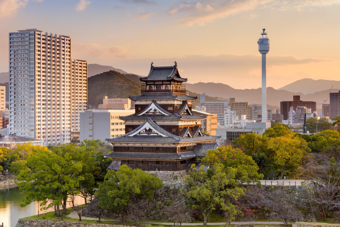 Hiroshima, Japan cityscape at the castle 2000pc Puzzle