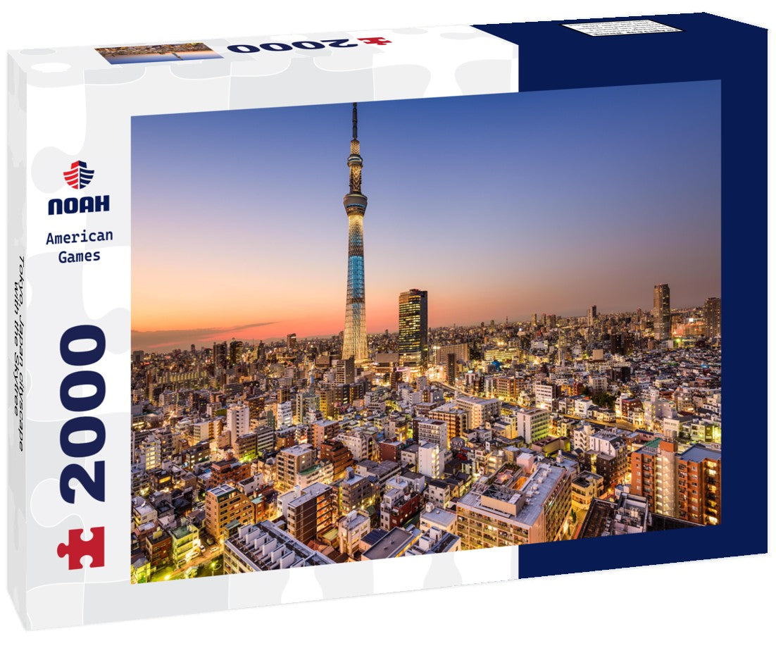 Tokyo, Japan cityscape with the Skytree 2000pc Puzzle