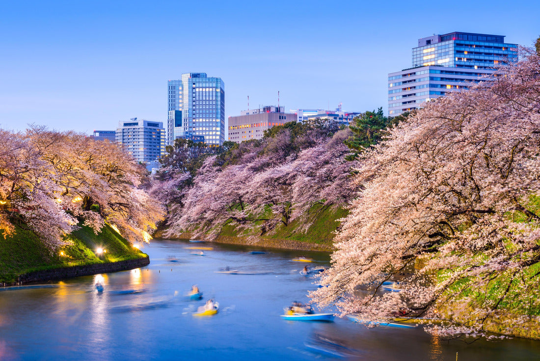 Tokyo, Japan at Chidorigafuchi Imperial Palace moat during the spring season 2000pc Puzzle