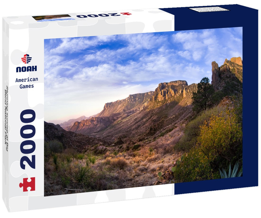 Stunning sunrise at Big Bend National Park 2000pc Puzzle