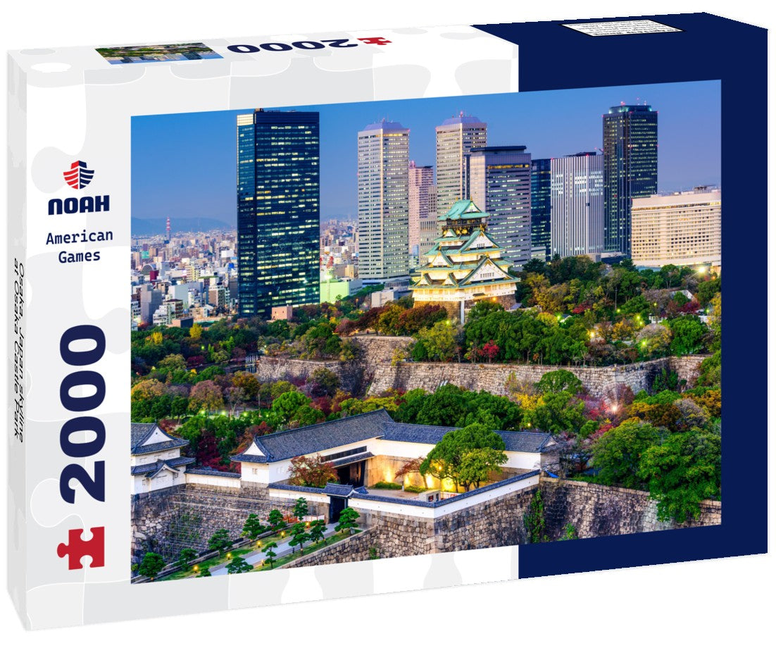 Osaka, Japan skyline at Osaka Castle Park 2000pc Puzzle