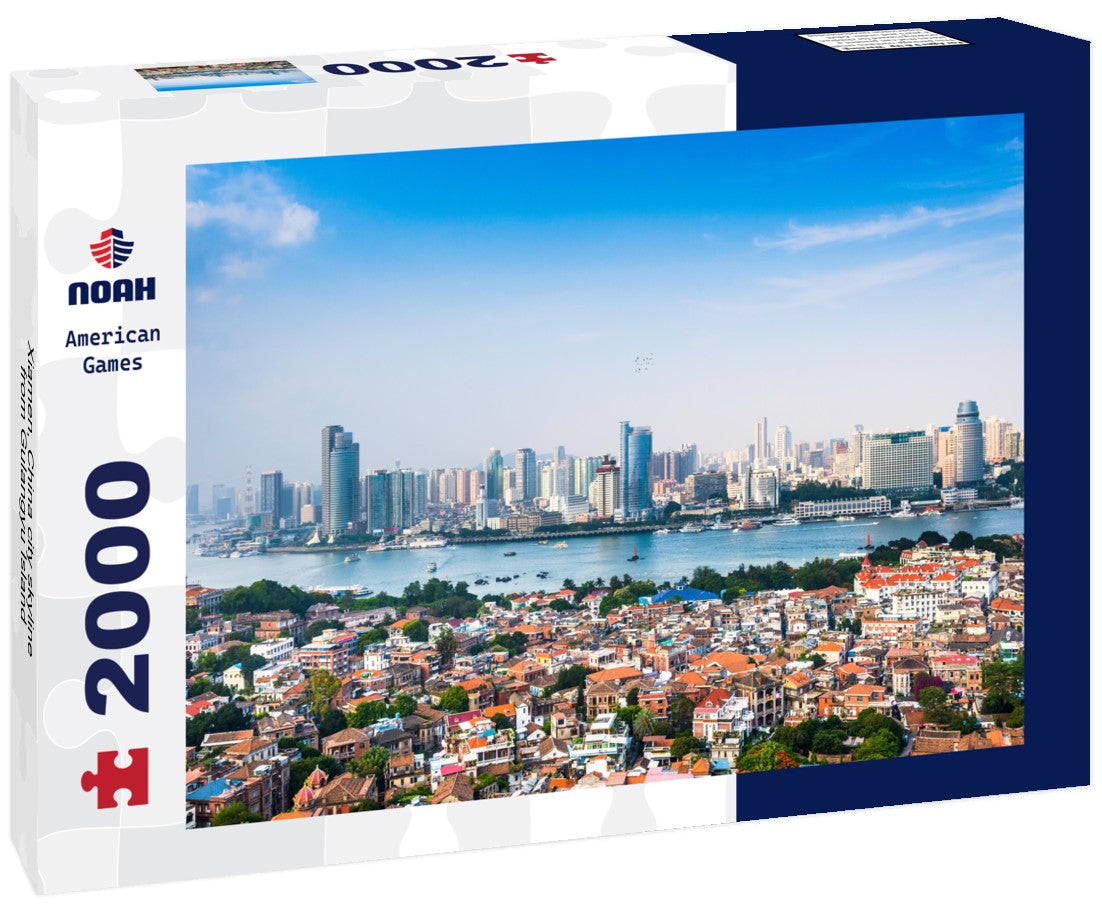 Xiamen, China city skyline from Gulangyu Island 2000pc Puzzle