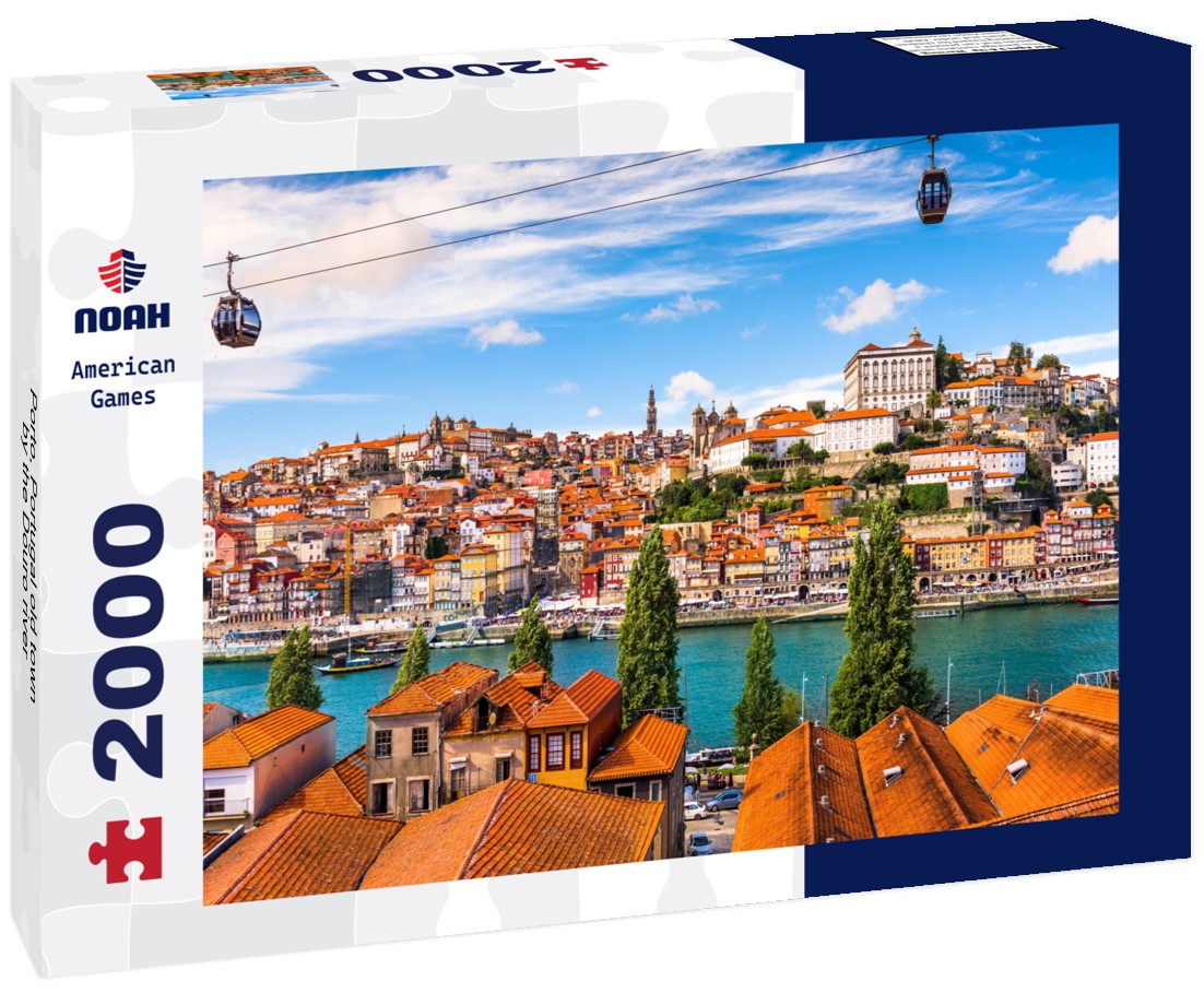 Porto, Portugal old town by the Douro river 2000pc Puzzle