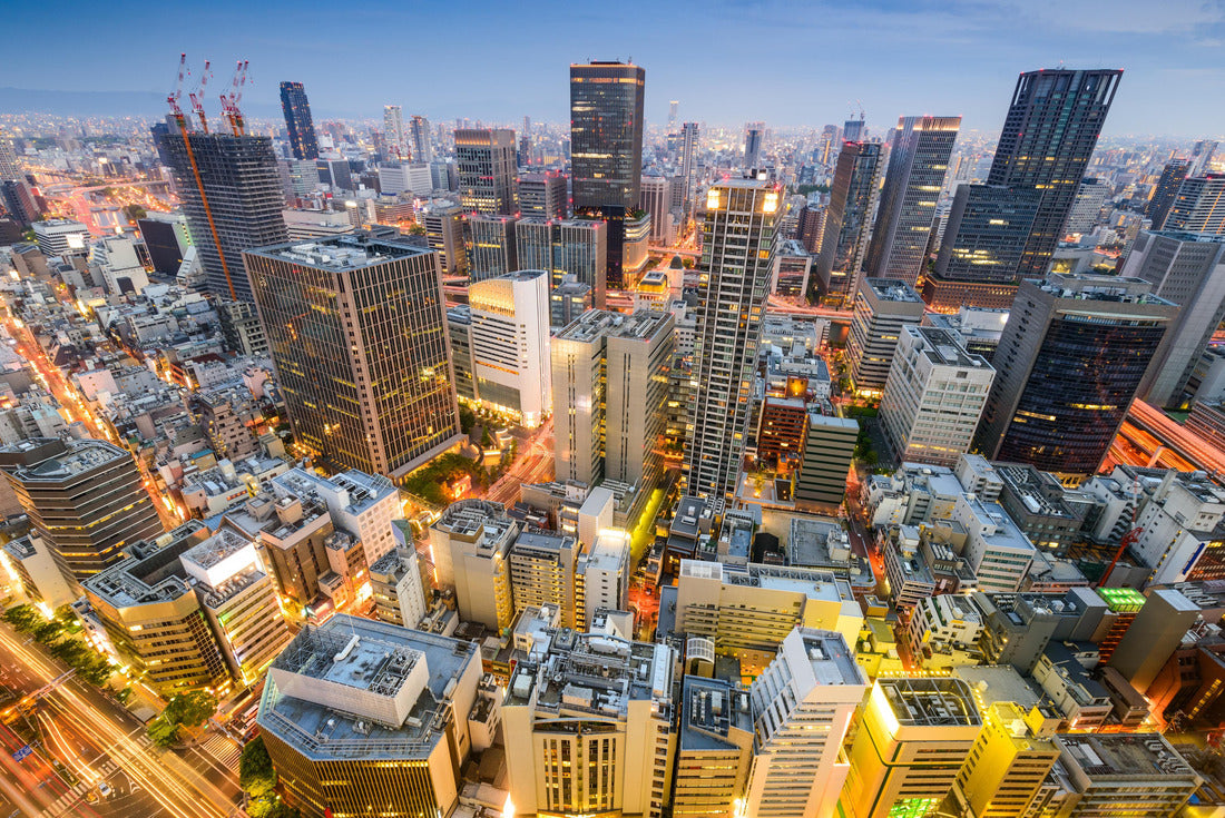 Osaka, Japan cityscape aerial view in Umeda District 2000pc Puzzle