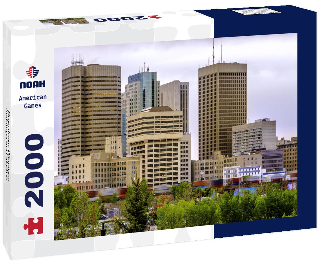 Downtown Winnipeg, buildings and skyline 2000pc Puzzle