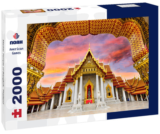 Noah Jigsaw Puzzle Marble Temple of Bangkok, Thailand 2000 pieces