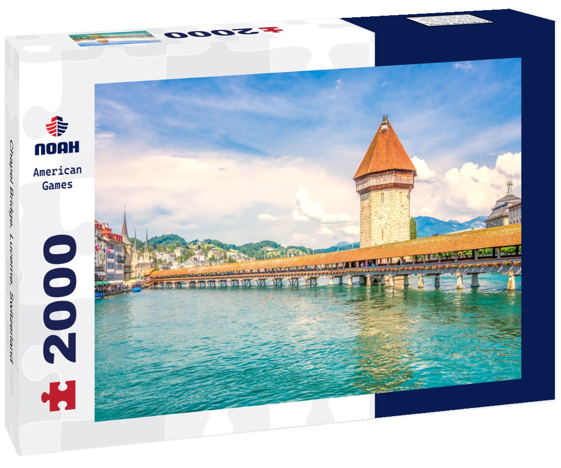 Chapel Bridge, Lucerne, Switzerland 2000pc Puzzle