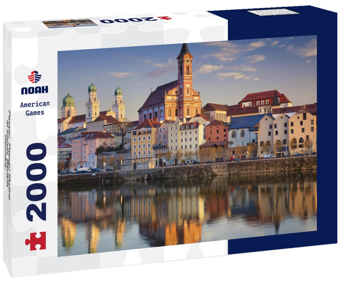 Passau. Passau Skyline at sunset, Bavaria, Germany 2000pc Puzzle