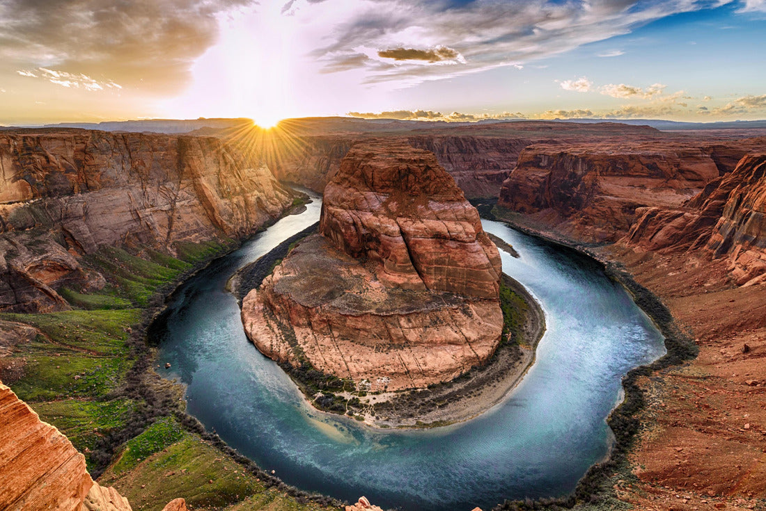 Sunset moment at Horseshoe bend Grand Canyon National Park. Colorado River. famous view point 2000pc Puzzle