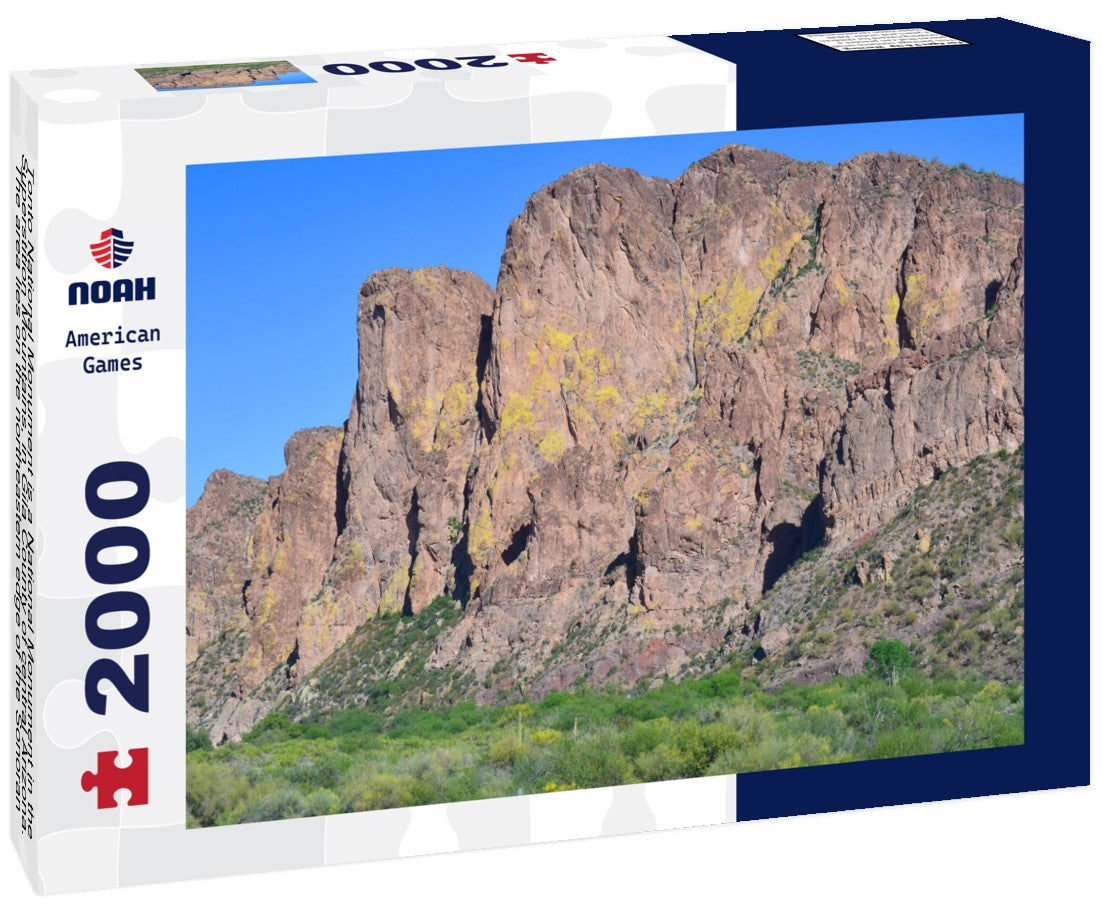Tonto National Monument - Superstition Mountains - Gila County -  Sonoran Desert - Arizona. 2000pc Puzzle