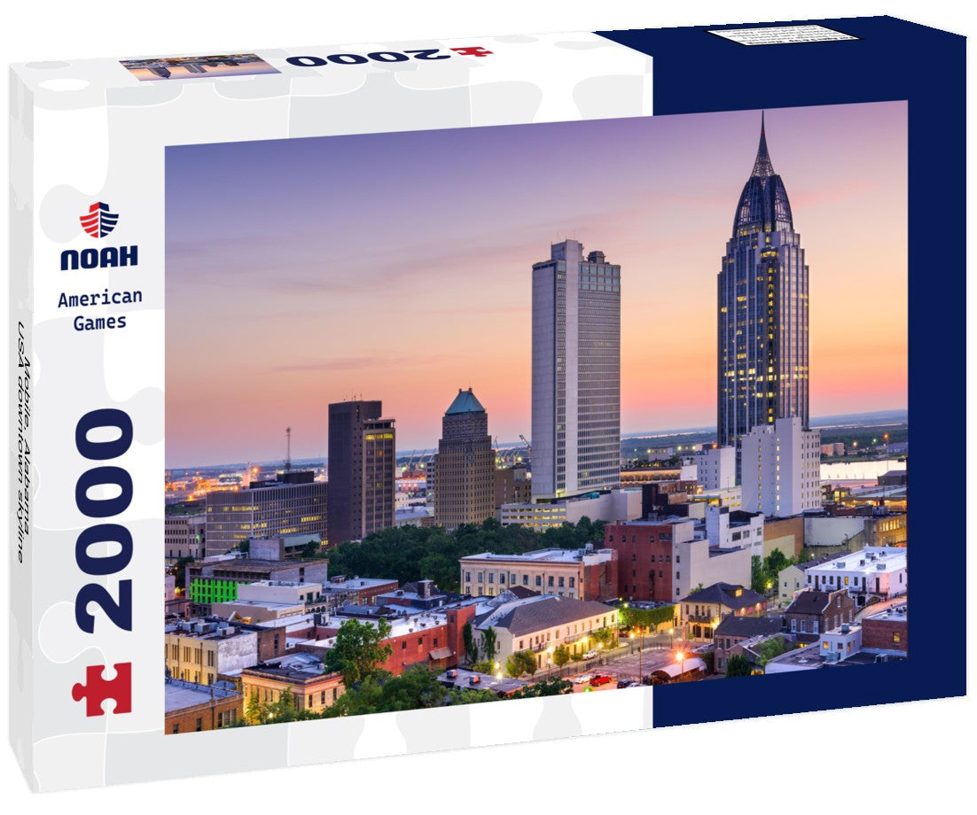 Mobile, Alabama, USA downtown skyline 2000pc Puzzle