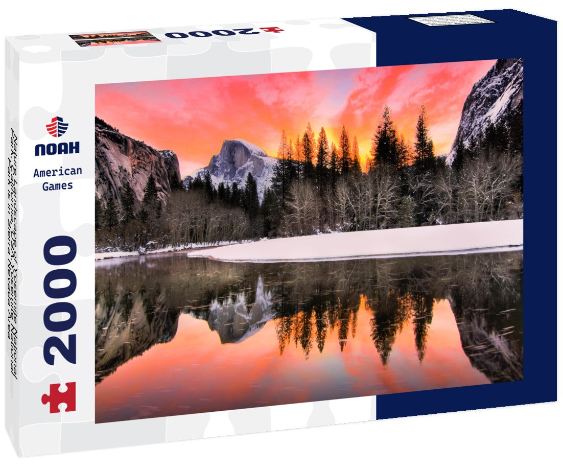 Nature Landscape of Yosemite National Park, California, USA.Yosemite National Park is in Sierra Nevada Area 2000pc Puzzle