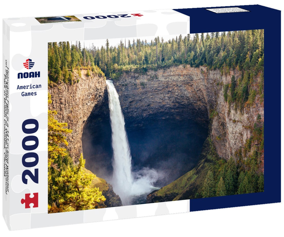 Helmcken Falls is a 141 m long waterfall on the Murtle River in Wells Grey Provincial Park in British Columbia, Canada 2000pc Puzzle